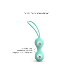 Boules de Geisha Joia Mint Love to Love, poids optimal pour muscler le vagin