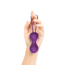 Boules de Geisha Joia Purple Rain, ergonomiques et confortables à porter discrètement