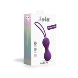 Boules de Geisha Joia Purple Rain, musculation périnée sans effort et tout en douceur