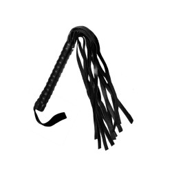 Fouet BDSM vegan Secret Play, cuir synthétique, léger, doux, jeu de domination intense