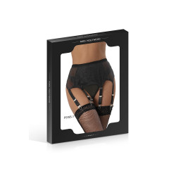 Porte Jarretelles élégant Paris Hollywood, tissu en voile, dentelle fine, look glamour