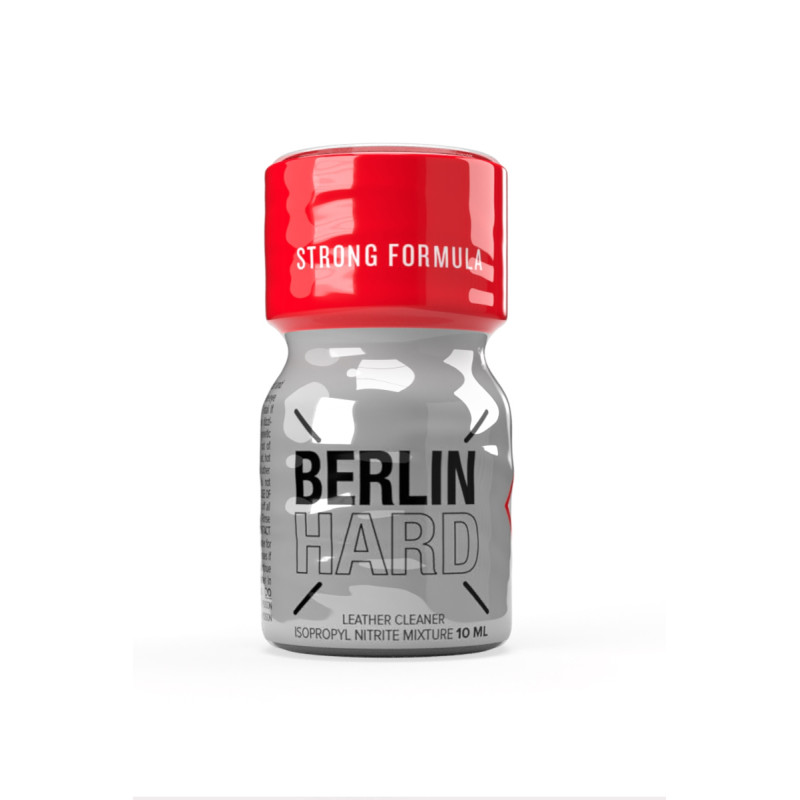 Poppers Berlin Hard 10ml arôme puissant pour détente rapide et montée excitante pendant le sexe