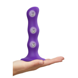 Geisha Dildo M Violet Strap-On-Me dildo plug ventouse stimulation triple