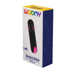 Mini vibro Smacker Wooomy sextoy de voyage étanche vibrations variées