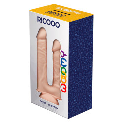 Gode Ricooo Wooomy sextoy double pénétration sûr matière hypoallergénique