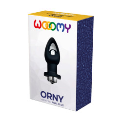 Plug vibrant Orny Wooomy forme ogive insertion douce sécurité optimale