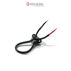 sextoy électro-stimulation mystim heavenly henry avec lacet de serrage en silicone