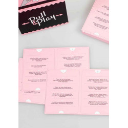 Jeu couple Pull and Play, défis sexy pour vivre des moments intenses et passionnés à deux.