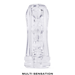 Gaine Multi Sensation Deep Blow Dorcel, manche texturée zones étroites et larges, plaisir intense