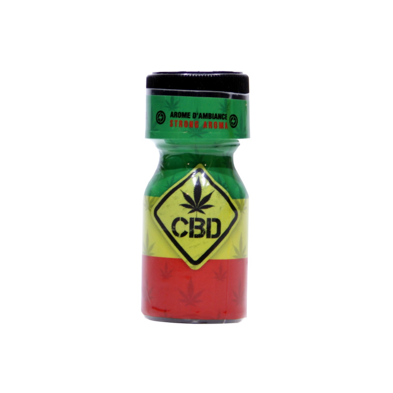 Poppers CBD Jolt 10ml, nitrite de propyle parfum chanvre pour sensations uniques et relax