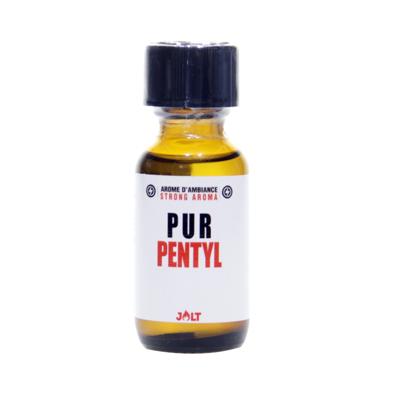 Poppers Pur Pentyl Jolt 25ml, vasodilatateur extra fort pour sensations intenses prolongées
