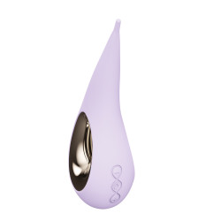 Stimulateur clitoridien Lelo Dot violet, silicone haut de gamme doux et sûr