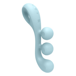 Multi vibromasseur Tri Ball 2 bleu Satisfyer 10 programmes et 5 intensités vibrations
