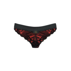 String rouge et noir V10048 dessous rouge noir mode séduction femme