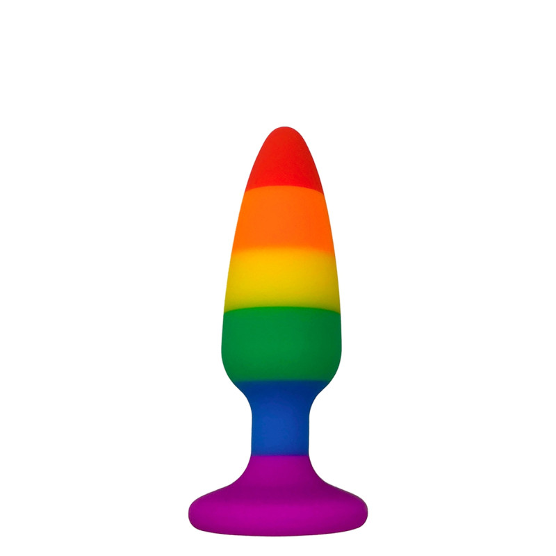 Plug arc en ciel Hiperloo S silicone rainbow pour plaisir doux