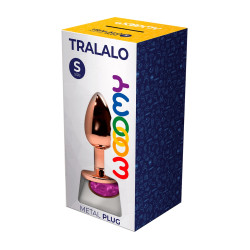 Plug bijou Tralalo rose S Wooomy bijou scintillant métal doux idéal pour soirées coquines