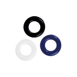 Set 3 cockrings multicolores Litolu, anneaux extensibles 3-3,5 cm, confort et performance