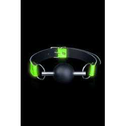 Bâillon boule phosphorescent Ouch sangle ajustable confortable BDSM