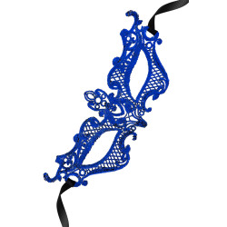 Loup bleu Céleste Maskarade masque élégant soirée club look mystérieux