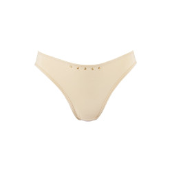 String beige V10348 Axami style élégant beige fantaisie perless féminine
