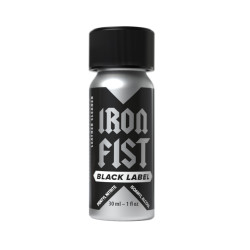 Poppers Iron Fist Black Label 24ml sensation forte idéale pour soirée libertine coquine