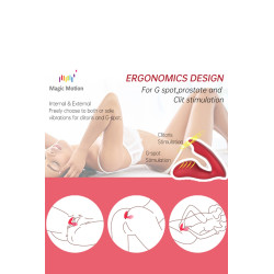 Double stimulateur connecté Magic Umi Magic Motion rechargeable, silencieux, multifonctions