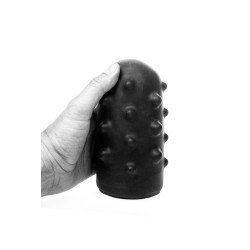 Masturbateur Bumpy All Black matériau sain sans phtalates sécurité toucher peau naturelle