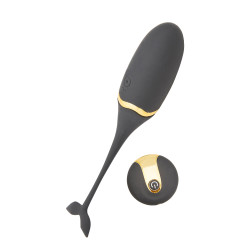 Oeuf vibrant Le tombeur silicone 100% doux, télécommande sans fil, 10 modes de vibration
