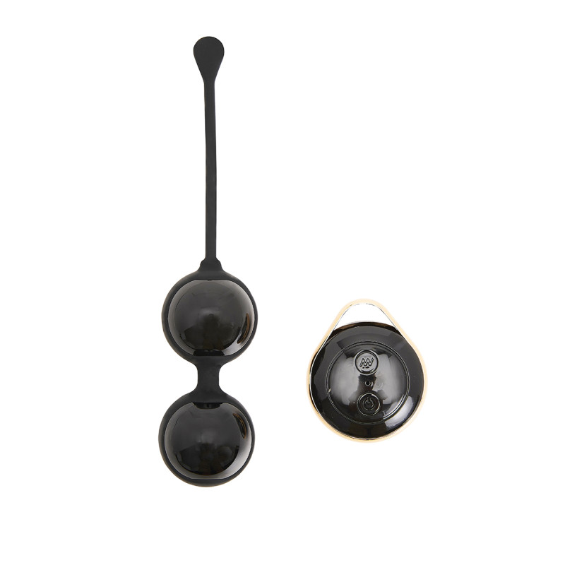 Boules de Geisha vibrantes Les Fascinantes télécommandées pour plaisir vaginal et tonus périnéal.