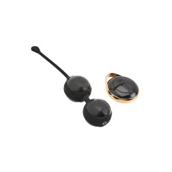 Boules de Geisha vibrantes Les Fascinantes silicone doux soft touch pour musculation intime.