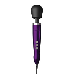Vibro Wand Doxy Die Cast Violet alliage alu titane tête silicone 9000 RPM câble 3m puissant