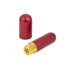 Inhalateur poppers rouge Litolu petit format aluminium mèches fournies diffusion forte
