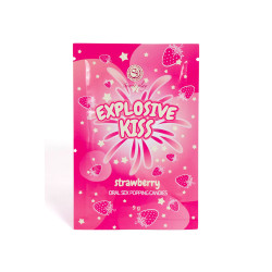 Bonbons pétillants fraise Secret Play explosion orale sexe fraise lèvres pétillantes