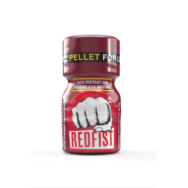 Poppers Red Fist 10ml flacon sécurisé pour sensations intenses et jeux extrêmes