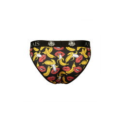 Slip sexy Anaïs For Men motif bananes et lèvres pour look masculin unique