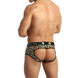 Jock Bikini sexy Anaïs For Men tissu doux motif léopard pour style audacieux