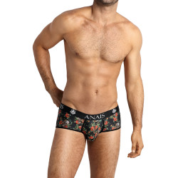Shorty sexy Anaïs For Men tissu doux motif crânes et roses style RocknRoll
