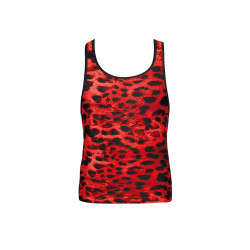 Débardeur sexy Anaïs For Men accessoire masculin rouge et noir pour look intense