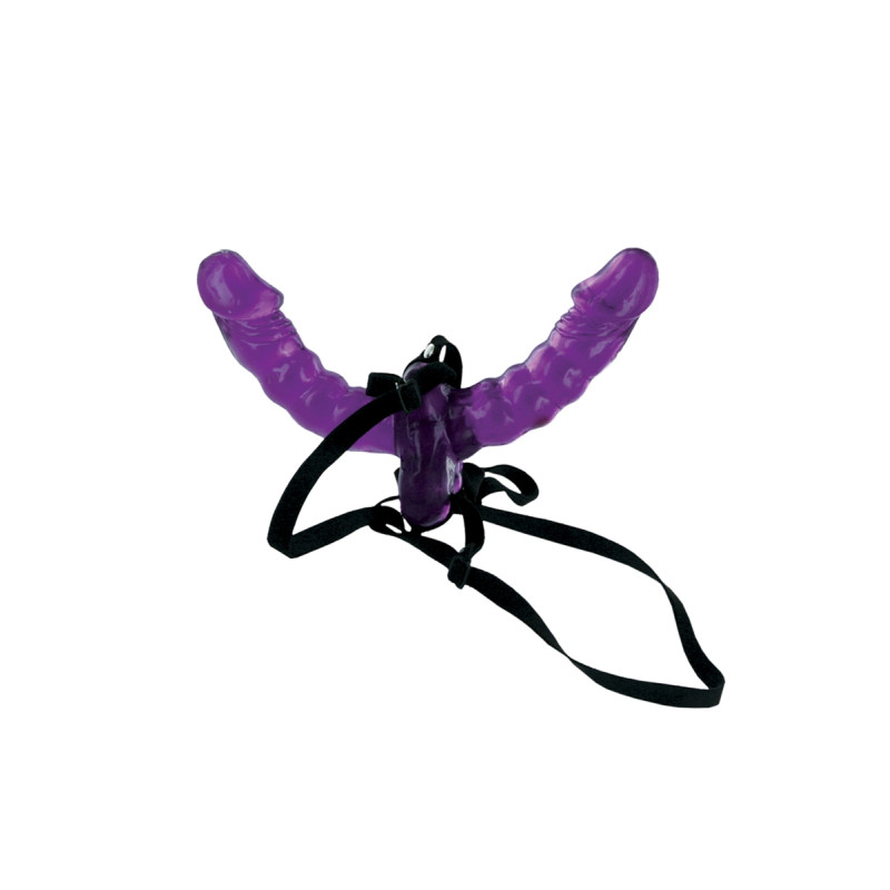 double delight strap-on gode ceinture double plaisir