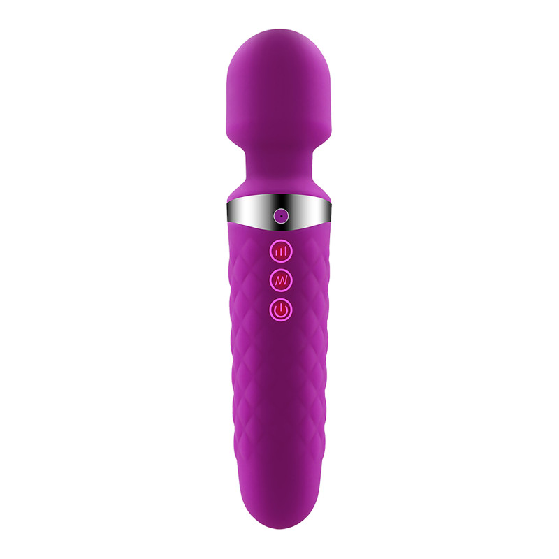 Vibro wand Be Wanded fuchsia Alive tête ronde