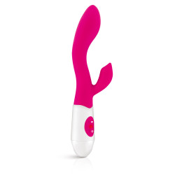 Vibromasseur Rabbit Naya rose Yoba silicone
