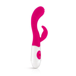 Vibromasseur Rabbit Leola rose Yoba silicone