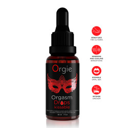 Gel Orgasm Drops Kissable pipette 30ml clitoris