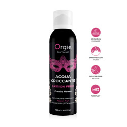 Mousse Massage Effervescente Fruit Passion pour effervescence et caresses tropicales
