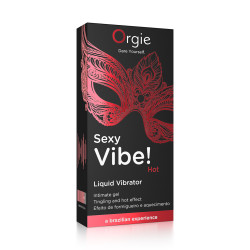 Gel Excitation Sexy Vibe Hot effet réchauffant intense sur clitoris sensible