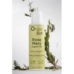 Huile Massage Bio Romarin Orgie idéale tonification peau et relaxation profonde