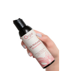Gel Intime Naturel Fraise All Natural aux arômes naturels pour caresses savoureuses