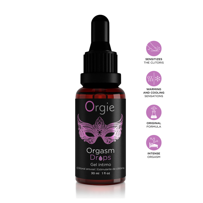 Gel Excitation Clitoris Orgasm Drops pour stimulation intense et climax rapide