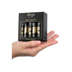 Coffret 3 Huiles de Massage Sensuel Sexy pour rituels romantiques et plaisir tactile